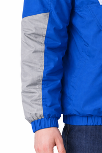 Chaqueta Cortavientos con Bloques de Color Personalizada al por Mayor |   Chaqueta Ligera Impermeable con Capucha de Nailon para Hombre y Mujer - Product Image 5