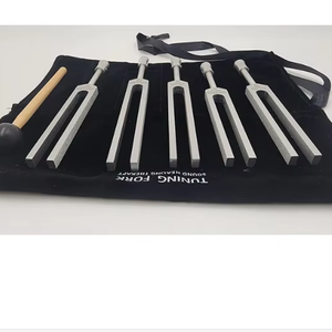 Ensemble de 5 diapasons affûtés non lestés de haute qualité, fabrication Mars International, avec pieds en gemmes… - Product Image 1