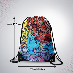 Nouveauté 2025, sacs à cordon personnalisés OEM, grande capacité, imperméables, couleur unie, pour le sport, doublure en coton, logo personnalisé - Product Image 1