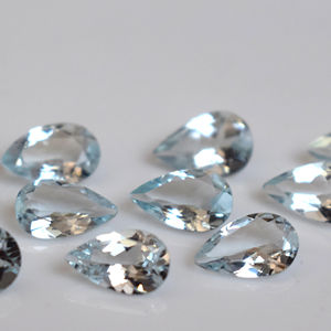 Aguamarina Natural Corte Pera 3x5 mm - Aguamarina Suelta de Primera Calidad - Product Image 1