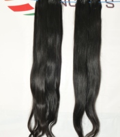 Extensions de cheveux humains indiens vierges naturels, 100 % bruts non traités, lisses, doux et soyeux, en gros, à prix abordable