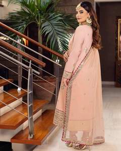 Robe de travail formelle pour femmes de qualité exceptionnelle moderne 2025-2026, dernier modèle de salwar kameez en coton pour les fêtes 01121 - Product Image 5