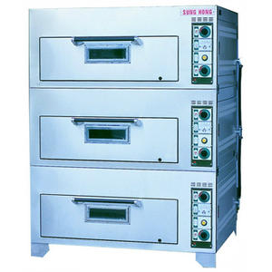 Four à pizza électrique commercial Machine de cuisson automatique à 2 étages avec 6 plateaux Four à pain à gaz pour restaurants - Product Image 6