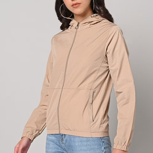 Chaqueta Cortavientos con Capucha para Mujer, Estampada, Transpirable, de Moda para Invierno, Nueva Llegada, Venta al por Mayor - Product Image 2