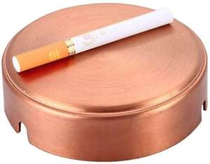 Cendrier moderne fini en cuivre massif pour la maison Restaurant Bars Hôtel Ware Accessoires de mariage Fumer et Briquet Fournitures - Product Image 5