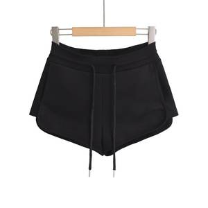 Shorts décontractés d'été pour femmes, taille haute, respirants, écologiques, couleur unie, design personnalisé, haute qualité - Product Image 6