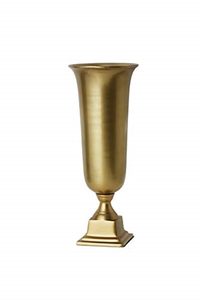 Florero de metal de cobre tradicional premium-Elegante Decoración de mesa para sala de estar, con embalaje de regalo - Product Image 6