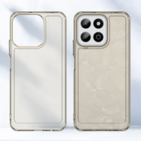 Coque de téléphone portable souple antichoc en TPU couleur unie avec boutons électroplaqués et protection intégrale Candy Back pour Honor Magic 6
