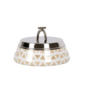 Style arabe Culture du Golfe Pot en bois de qualité supérieure Casserole décorative de luxe de meilleure qualité Vaisselle pour hôtel et restaurant - Product Image 4