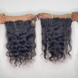 HD dentelle fermeture perruques cheveux humains pré plumé 5x5 6x6 cheveux ondulés, temple brut cheveux humains pour les femmes noires - Product Image 2