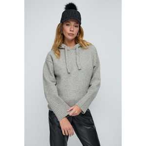 Sweat-shirt à capuche en tricot pour tous les jours - 100% acrylique - Product Image 3