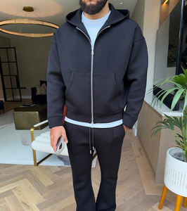 Unisex Windbreaker Gym Fitness Tracksuits Sets High Quality Zip Running Struatured Zipper Tracksuits - Product Image 3