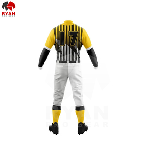 Cómodo uniforme de béisbol de peso ligero de secado rápido transpirable estampado de alta calidad multicolor 100% poliéster Unisex adulto - Product Image 3