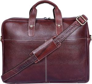 Bolsa de mensajero para ordenador portátil de cuero genuino personalizada, estilo informal, duradero, portátil, para viajes de oficina, para uso diario, diseño Simple, Exportación - Product Image 5