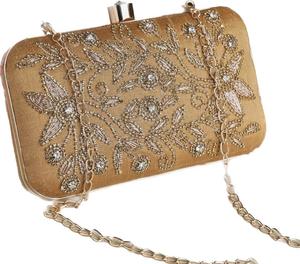 Excellent Quality <b>Gold</b> Sequin <b>Clutch</b> Purse Suitable for Any Special Event - Product Image 1
