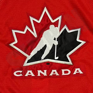 Camiseta de hockey CANADIENSE DE EQUIPO PROFESIONAL PREMIUM personalizada al por mayor, camiseta de hockey canadiense con nombre y número personalizado para adultos/jóvenes/niños - Product Image 5