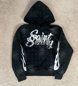 Sudadera con capucha personalizada para hombre de alta calidad con estampado vintage de 420gsm, efecto de desvanecimiento del sol, patrón sólido bordado impermeable - Product Image 3