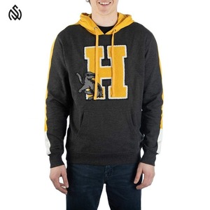 Nouveau style de sweat à capuche brodé de chenille personnalisé à la mode avec impression de logo sur mesure sweats à capuche brodés en chenille lourds pour hommes - Product Image 1