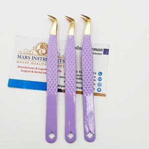 Pinces à extensions de cils professionnelles en acier inoxydable japonais de haute qualité, durables et écologiques - Product Image 6