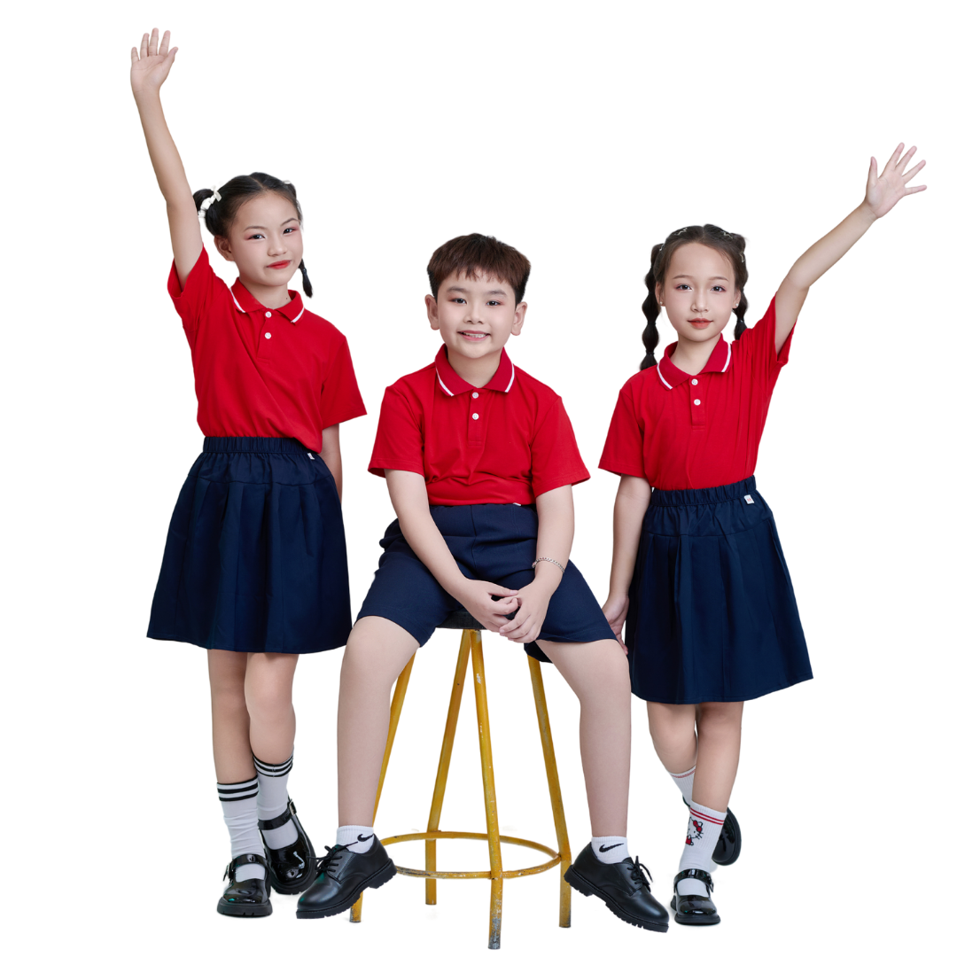 สีแดง + น้ำเงิน