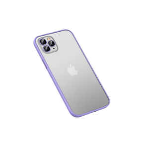 Funda de Silicona Retro de Lujo Netzy para iPhone 12 Pro, Color Lila, Resistente a Impactos, Delgada, Antihuellas, con Recubrimiento Electrolítico - Product Image 1