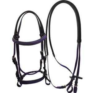 Brida de caballo de PVC impermeable, carrera de velocidad, a prueba de humedad, a prueba de herrumbre y accesorios de Metal duraderos diseñados para varios ecuestres - Product Image 3