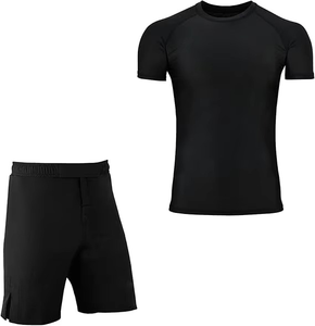 เสื้อรัดกล้ามเนื้อแบบสั่งทำพิเศษสำหรับ MMA พร้อมลายพิมพ์แบบ Heat-Transfer ป้องกันรังสียูวี ระบายอากาศได้ดี ผลิตจากผ้า Spandex/Polyester สำหรับ BJJ - Product Image 6