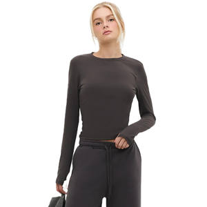 T-shirt décontracté pour femme, coupe ajustée, col rond, 100% coton, doux et respirant, tailles XS XXS, taille unique - Product Image 6