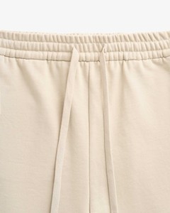 Pantalones Cortos de Verano para Hombre, Casuales, Lisos, Transpirables, de Felpa, Corte Holgado, de Manga Corta, de Algodón Tejido, Lavados y Teñidos por Routine Vietnam - Product Image 3