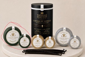 Vanille Harvest <b>Vanilla</b> Caviar 1kg Dried Premium Quality Ready to Use Madagascar Origin Tin 24 Months Shelf Life - Product Image 3