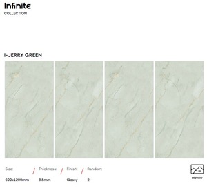 Carreaux en porcelaine polie 600x1200 mm Designs modernes avec finition brillante Pour salle à manger Salon Hôtels - Product Image 3