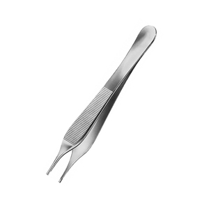 Fórceps de tejido marrón Adson dientes rectos 120 mm 4,34 pulgadas fórceps Adson de Cirugía de acero inoxidable alemán - Product Image 4