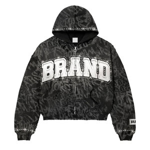 Peut être personnalisé Street Wear bonne qualité vêtements à capuche polaire coton fait confortable Vintage Terry Boxy Hoodie - Product Image 6