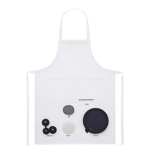 Personalized <b>White</b> Cotton Long <b>Apron</b> with Gadgets - Product Image 3