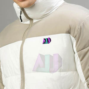 Veste d'hiver matelassée pour homme en nylon/polyester, meilleur prix, avec logo sur le devant, coupe-vent et respirante, faible MOQ, haute qualité - Product Image 6