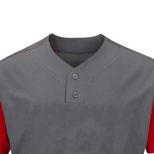 Uniforme de Béisbol para Hombre para Equipo, 100% Poliéster Transpirable, Conjuntos de Marca Privada, Talla Grande, Diseño de Color Personalizado, Cuello en V - Product Image 4
