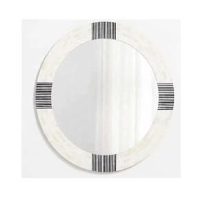 <b>Round</b> Simple <b>Mirror</b> Stylish Minimalist Decorative Piece For Bedroom <b>Bathroom</b> Vanity Desk And Modern Home Decor From India - Product Image 4