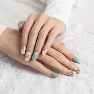 MEJOR que La NATURALEZA #45872 Calcomanías para decoración de uñas 3D de varios tamaños con diseño de Corea Estilo teñido de hojas Producto OEM ODM - Product Image 4