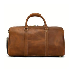 Prix bon marché d'usine Sacs de sport en cuir Sacs personnalisés de couleur unie unis Sacs de sport de haute qualité à vendre - Product Image 3