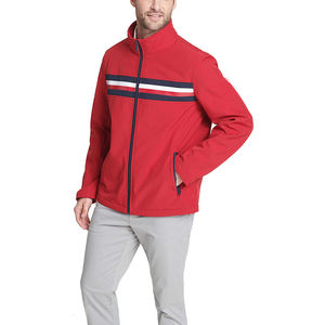 Veste Softshell coupe-vent pour hommes veste d'extérieur d'usine OEM coupe respirante avec tissu résistant à l'eau conception personnalisée - Product Image 4