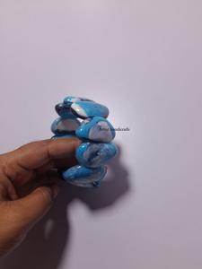 2024 New <b>Fashion</b> Multi-Color Resin <b>Bracelet</b> Handmade Agate Bangle Attractive and Popular Gift From India Hot Selling - Product Image 5