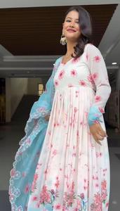 FULPARI algodón pakistaní Salwar Kameez Anarkali vestido trajes vestidos Salwar Kameez para mujeres vestidos indios - Product Image 3