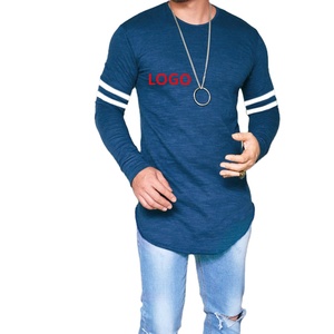 T-shirts pour hommes en sergé de coton, col montant, style formel, avec logo personnalisé, impression marque privée, OEM ODM, respirants et infroissables - Product Image 1