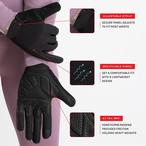 Guantes Personalizados Transpirables Unisex para Levantamiento de Pesas y Cross Training con Material de Spandex y Protección para el Logotipo - Product Image 6