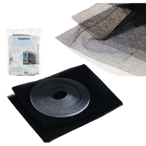 ZZ80 Modern Design <b>Window</b> Mosquito <b>Net</b> 130x150 Black Repellent Polyester Fiberglass Plastic Aluminum Stainless Steel Screen - Product Image 2