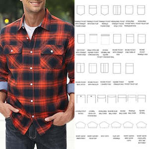 Camisas de estilo italiano OEM personalizadas para hombres negocios al por mayor fiesta boda ocio Comercio exterior proveedor de camisas de franela de gama alta - Product Image 4