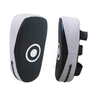 <b>New</b> Kick Pads Boxing Karate Pads Genuine Leather Muay Thai MMA Taekwondo Martial Arts Kick Muay Thai Pads - Product Image 3