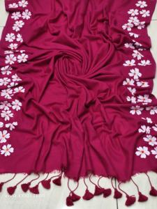 Sari de Algodón Pintado a Mano Exclusivo de MAL, Vestido de Novia Tejido Ligero de Secado Rápido y Ecológico para Niñas y Mujeres con Estampado - Product Image 6