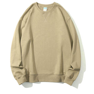 Sudadera con capucha de cuello redondo y logotipo personalizado de alta calidad OEM para hombre, ropa de calle de algodón, ropa de moda, sudaderas en blanco bordadas de invierno - Product Image 6