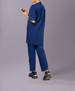 Vente en gros de tenues d'hôpital d'été unisexes avec logo personnalisé, combinaisons, blouses de laboratoire médicales, ensembles d'uniformes d'infirmière - Product Image 6